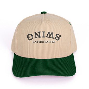 Upside Down Swing Batter Batter - Women's Corduroy Trucker Hat