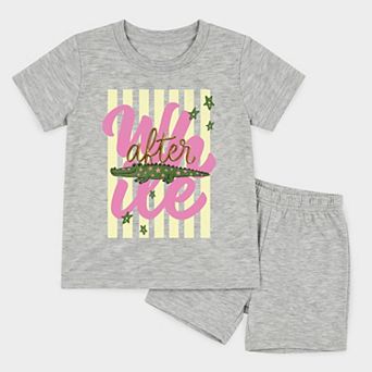 After A While Crocodile - Toddler Crew Shorts Set
