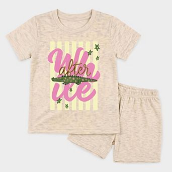 After A While Crocodile - Toddler Crew Shorts Set