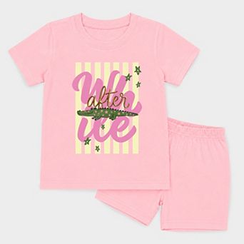 After A While Crocodile - Toddler Crew Shorts Set