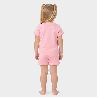 Beach Elements Outline - Toddler Crew Shorts Set
