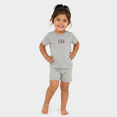 Patriotic Popsicles - Toddler Crew Shorts Set