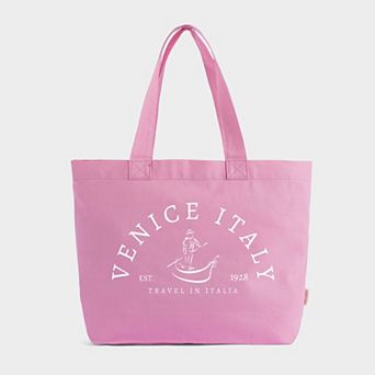 Venice Italy - Zippered Canvas Tote