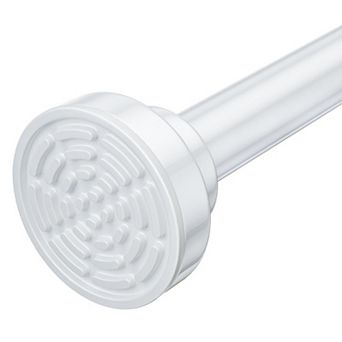 Shower Curtain Rod 32-80 Inch Adjustable, Spring Tension Stainless Steel Curtain Rod for Bathroom