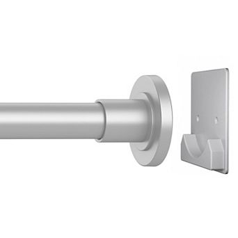 Shower Curtain Rod 32-80 in Stainless Steel Adjustable Spring Tension Rods