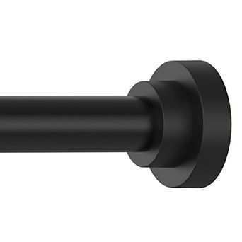 Shower Curtain Rod Adjustable 43-66 inch, Stainless Steel Spring Tension Curtain Rod