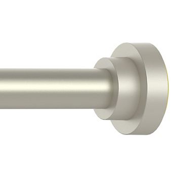 Shower Curtain Rod Adjustable 43-66 inch, Stainless Steel Spring Tension Curtain Rod