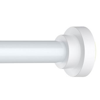 Shower Curtain Rod Adjustable 43-66 inch, Stainless Steel Spring Tension Curtain Rod