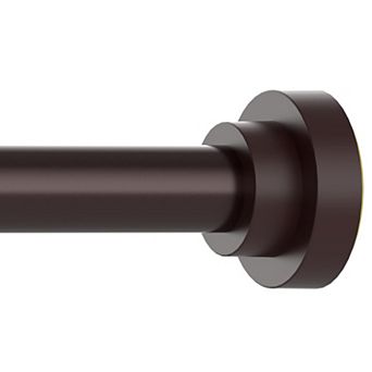 Shower Curtain Rod Adjustable 43-92 inch, Stainless Steel Spring Tension Curtain Rod