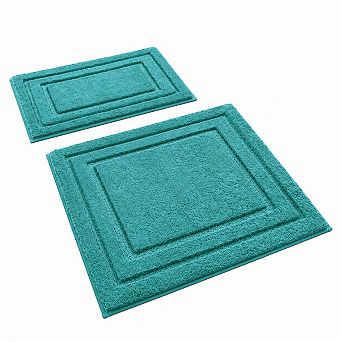 Microfiber Bathroom Rug Set Super Absorbent Non Slip Washable