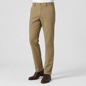 Men's Straight Leg Chino Pants - Breathable Casual Classic Fit Trousers