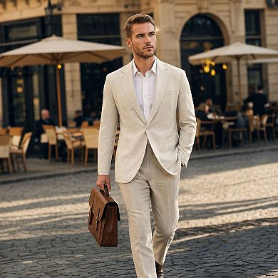 Men's Classic-Fit Blazer Unstructured Lightweight Casual Sport Coat