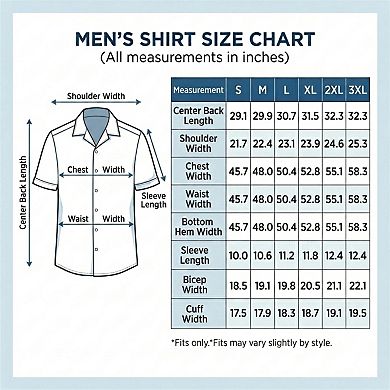 Men's Striped Short Sleeve Shirt Cuban Collar Summer Button Up