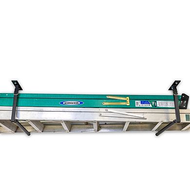 Hi-Port 2 Ladder Adjustable Ceiling Storage Rack - Single Sided - Holds 75 lbs