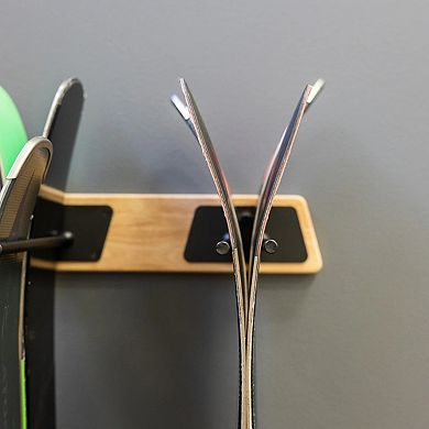 Burlington Ski Storage Rack - Holds 6 Pairs of Skis