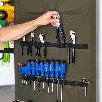 Pivot Panel Tool Organizer - High Pine Green