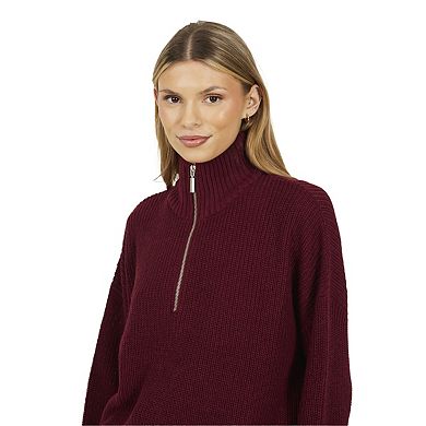 Brave Soul Womens/Ladies Half Zip Jumper