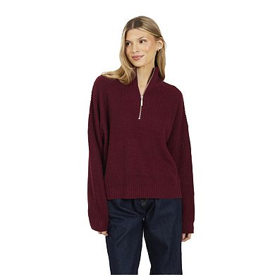 Brave Soul Womens/Ladies Half Zip Jumper