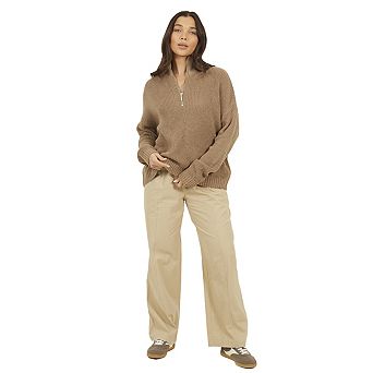 Brave Soul Womens/Ladies Half Zip Jumper