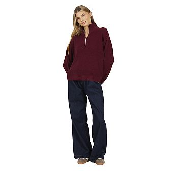 Brave Soul Womens/Ladies Half Zip Jumper