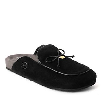 Women's Dearfoams Falan Genuine Suede Slip-On Scuff Slippers