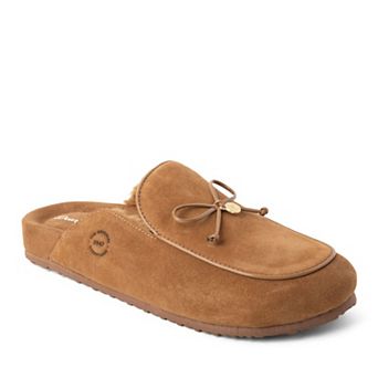 Women's Dearfoams Falan Genuine Suede Slip-On Scuff Slippers