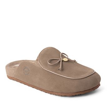 Women's Dearfoams Falan Genuine Suede Slip-On Scuff Slippers