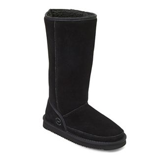 Dearfoams Galina Women's Genuine Suede Tall Boots