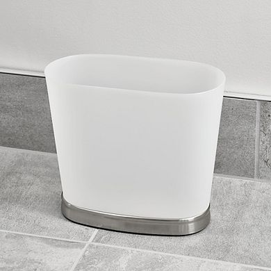 Slim Bathroom Trash Can Small Plastic Garbage Bin for Bedroom, Office, Dorm