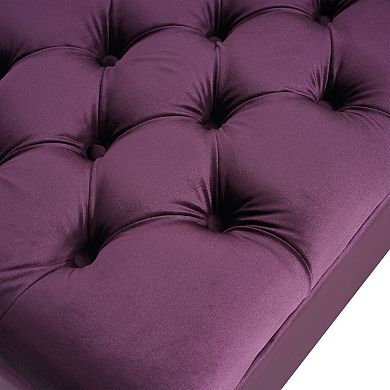 Christopher Knight Home Storage Ottoman Bench with Button Tufting Soft-Close Pressure Hinges
