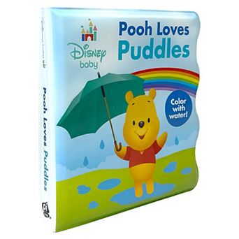 Disney Baby Pooh Loves Puddles Color Change Bath Book