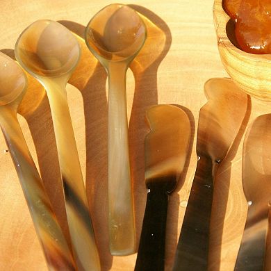Horn Teaspoons - Set of 4
