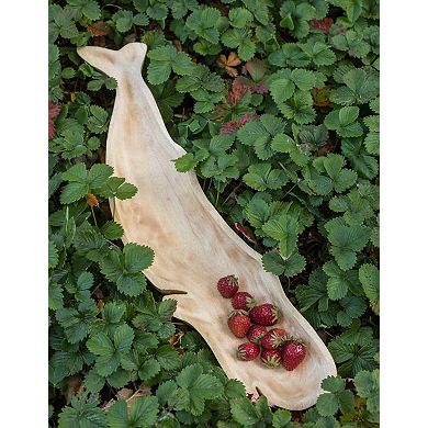 Kiln Mango Wood Whale Dish