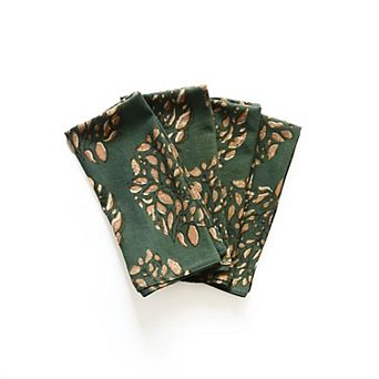 Block Print Napkins Set of 4