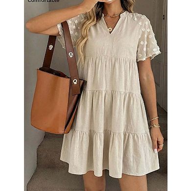 Trendsi Casual Tiered Mini Dress
