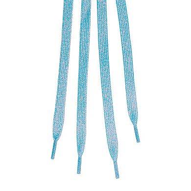 1 Pair Glitter Sparkling Flat Shoelace Shoe Laces for Sneakers Shiny Shoes Strings 39.37"