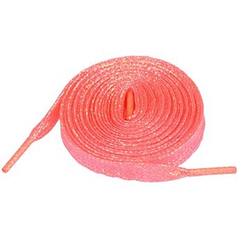 1 Pair Glitter Sparkling Flat Shoelace Shoe Laces for Sneakers Shiny Shoes Strings 39.37"