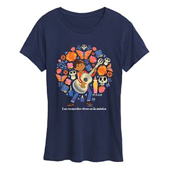 Women's Disney / Pixar's Coco "Los Recuerdos Viven En La Música" Graphic Tee
