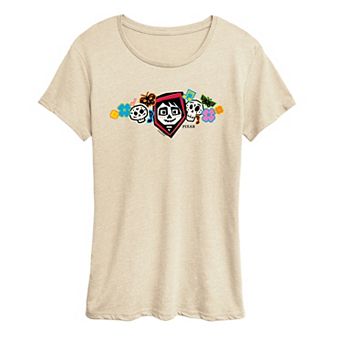 Women's Disney / Pixar's Coco Sugar Skull Floral Graphic Tee