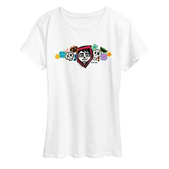 Women's Disney / Pixar's Coco Sugar Skull Floral Graphic Tee