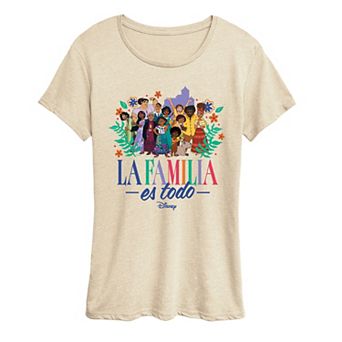 Women's Disney's Encanto Madrigal Family "La Familia Es Todo" Graphic Tee