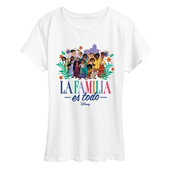 Women's Disney's Encanto Madrigal Family "La Familia Es Todo" Graphic Tee
