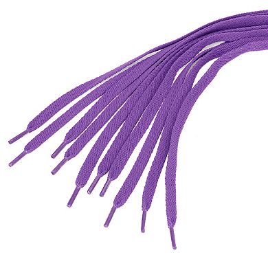 5 Pairs High Durability Athletic Unisex Flat Shoelaces for Sneakers 55"