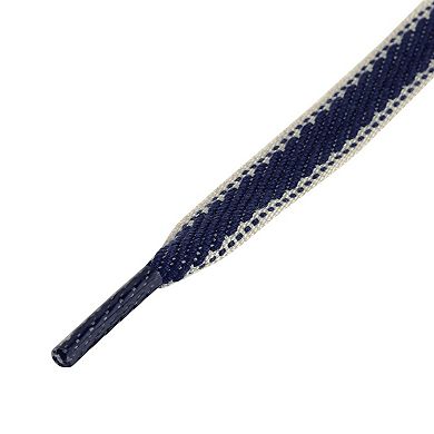 2 Pairs Flat Shoelaces Canvas Contrast Color Replacement Shoe Strings for Sneakers 59.06"