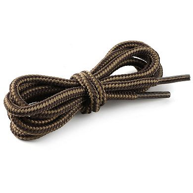 3 Pairs Round Rope Dual Colored Striped Boot Shoelace for Sneakers 35.43"