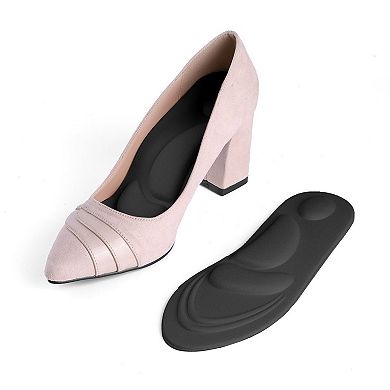 1 Pair Shoe Insoles 4D Arch Support Sponge Foam Inserts for Women