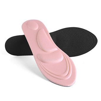 1 Pair Shoe Insoles 4D Arch Support Sponge Foam Inserts for Women