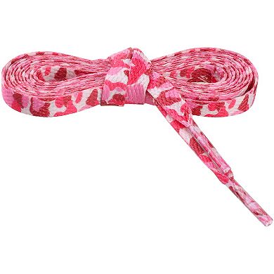 1 Pair Flat Shoelaces Camouflage Printed Colorful for Sneakers Boots 47.2"