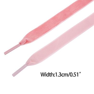 1 Pair Shoelace for Sneakers Single Side Suede Flat for Sneakers 47.2"