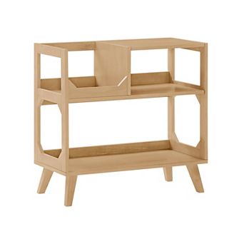 Crosley Furniture Asheville Medium Record Player Stand With Vinyl Storage For 215 Records